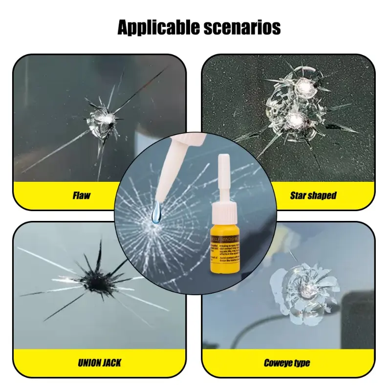 DIY Car Windshield Cracked Repair Tool Upgrade Auto Glass Repair Fluid Auto Window Scratch Crack Restore Car Accessories