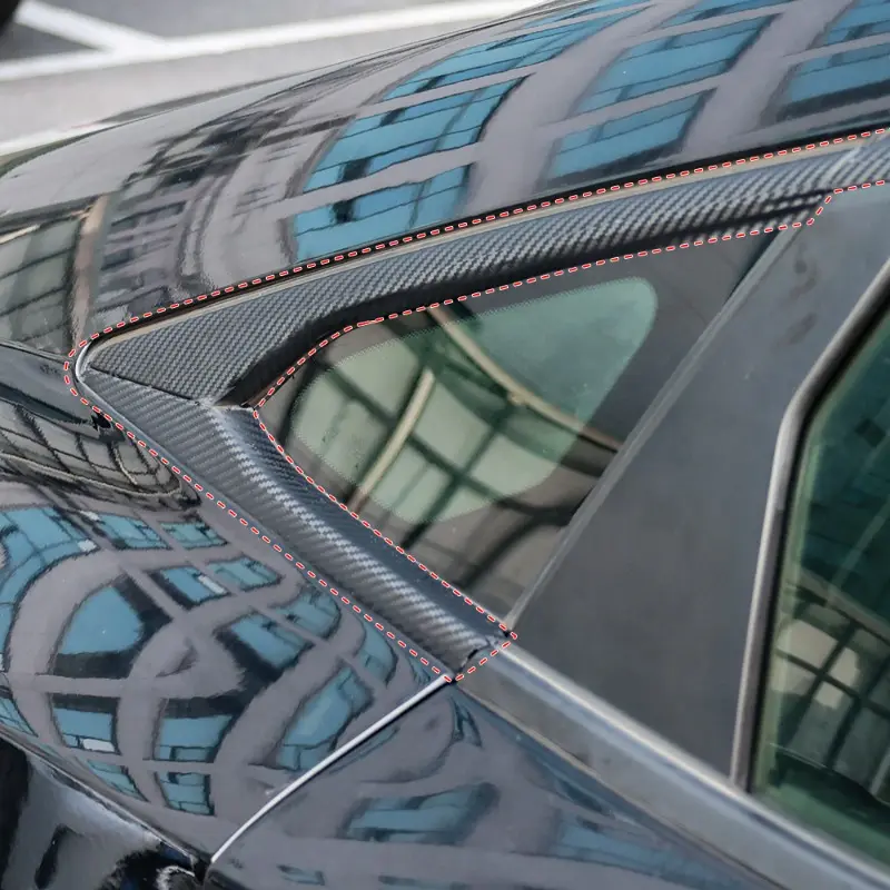 DIY Black Car Decorative Stripe Sticker for Mini Cooper R55 R56 R60 Window Trim Line Universal Self-Adhesive Vinyl Tape Decals