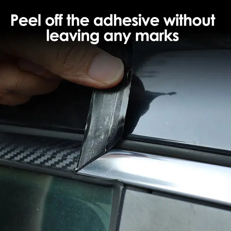 DIY Black Car Decorative Stripe Sticker for Mini Cooper R55 R56 R60 Window Trim Line Universal Self-Adhesive Vinyl Tape Decals