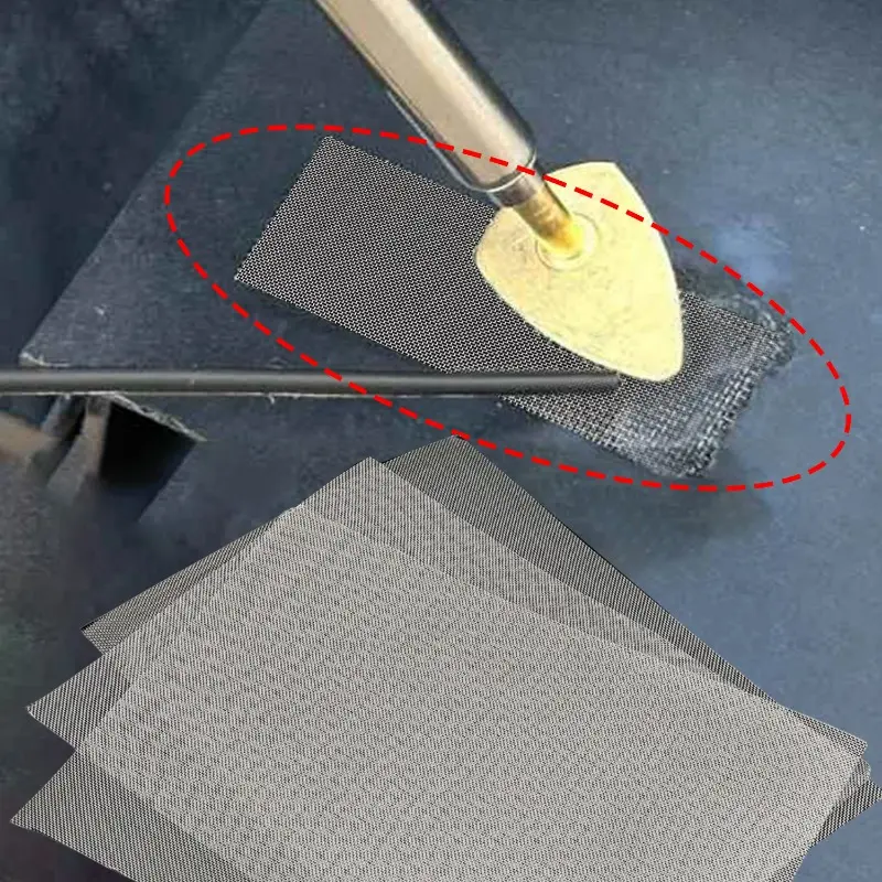 Repair Mesh Glue Stick Set car Bumper Stainless Steel Repair Net Plastic Crack Repair Mesh Net for Body Vents Welding Tools
