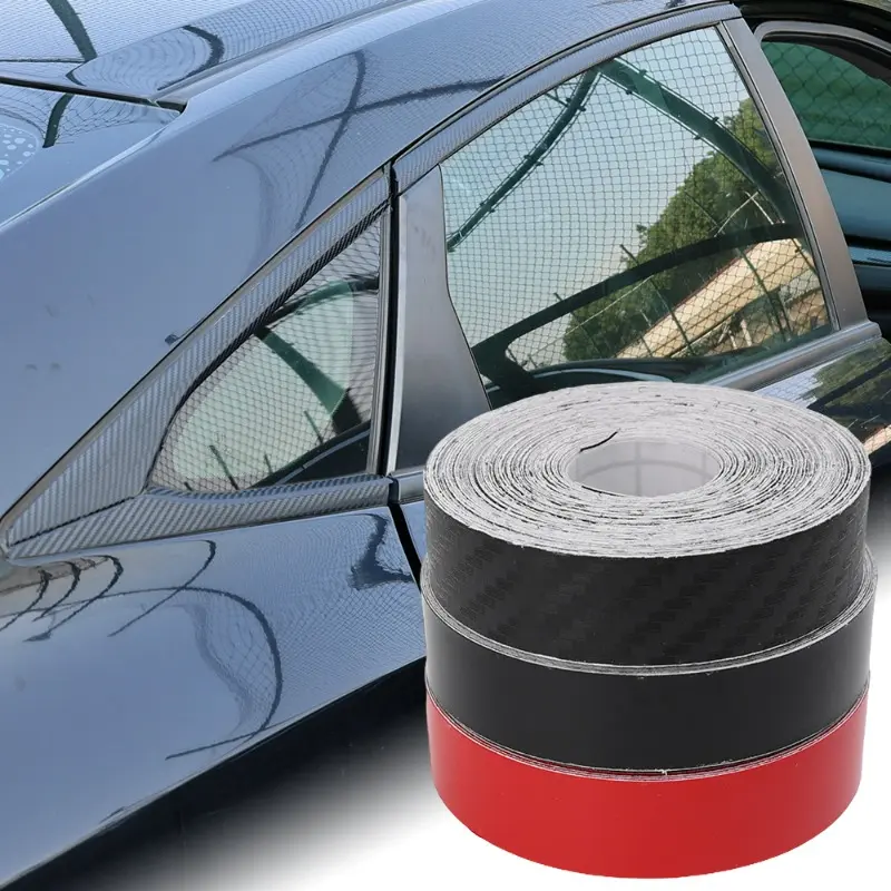 DIY Black Car Decorative Stripe Sticker for Mini Cooper R55 R56 R60 Window Trim Line Universal Self-Adhesive Vinyl Tape Decals