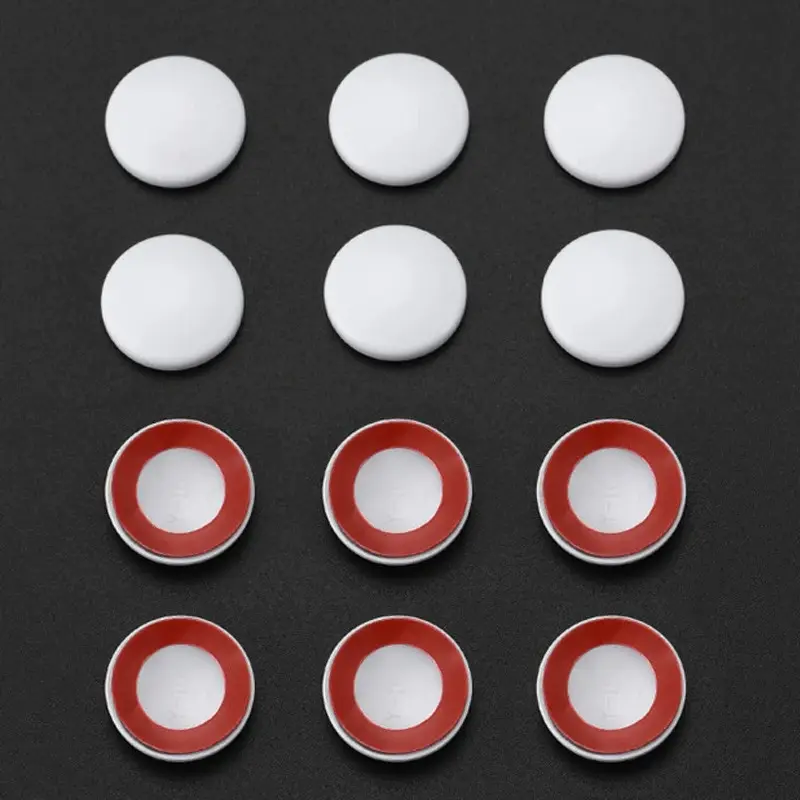 12Pcs Car Door Lock Screw Protector Cover for Nissan Qashqai J11 J10 Xtrail T30 T31 T32 Juke Murano Versa Sentra Altima Stickers