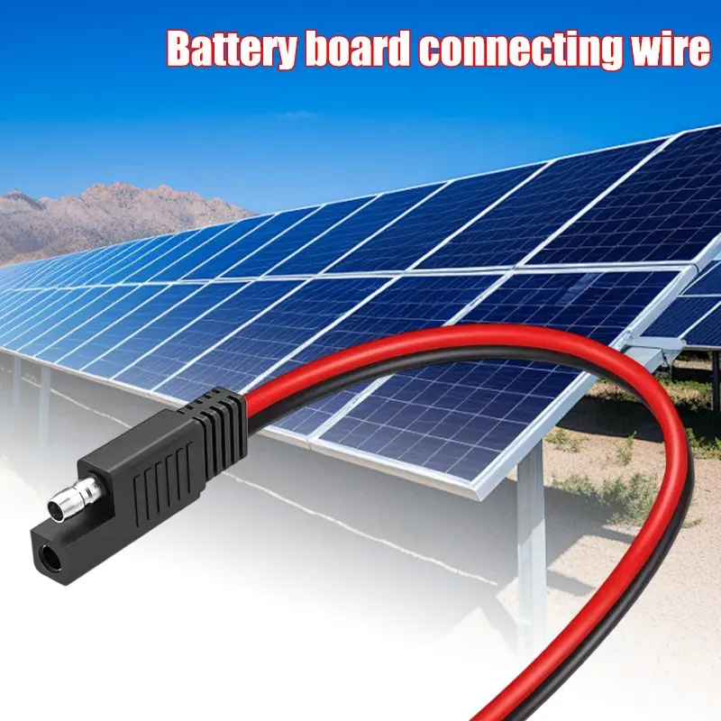 SAE Connector Extension Cable SAE Quick Connector Disconnect Plug Power Automotive Extension Cable Solar Panel Cable Wire