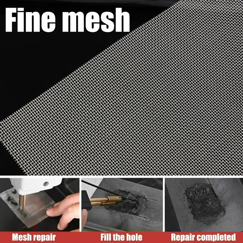 Automobile Bumper Stainless Steel Repair Mesh Plastic Crack Repair Mesh Welding Wire Mesh Net for Bumper Body Hood Vents
