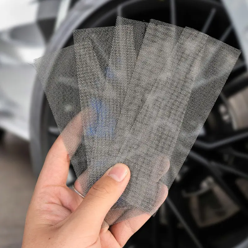 New Car Bumper Tungsten Wire Welded Wire Mesh Repair Hole Crack Repair Mesh Body Heat Resistant Metal Mesh Auto Parts
