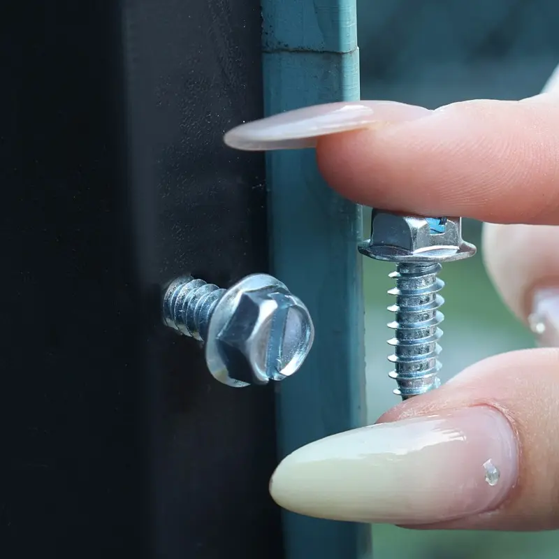 6mm Carbon Steel Self-Tapping Screws for Car Bumper Fender Full Thread Phillips Head Engine Bolts Auto Body Fasteners