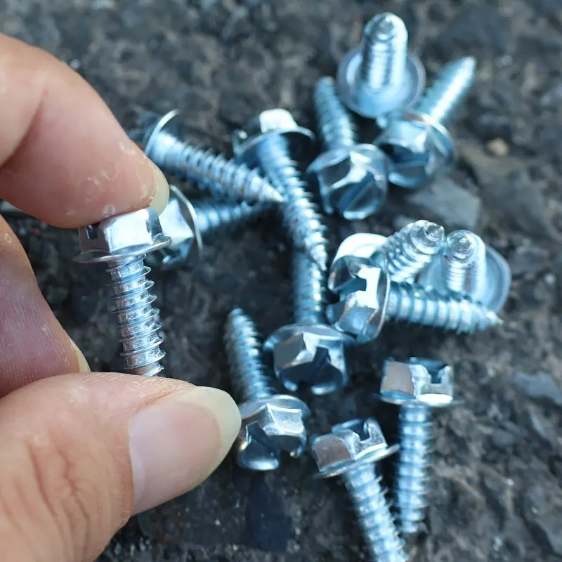 6mm Carbon Steel Self-Tapping Screws for Car Bumper Fender Full Thread Phillips Head Engine Bolts Auto Body Fasteners