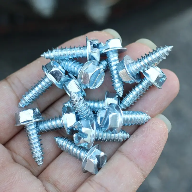 6mm Carbon Steel Self-Tapping Screws for Car Bumper Fender Full Thread Phillips Head Engine Bolts Auto Body Fasteners