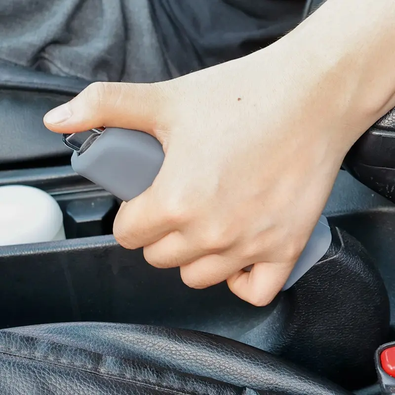 Hand Brake Set Universal Car Handbrake Sleeve Silicone Gel Cover Anti-Skid Auto Parking Brake Soft Silicone Handbrake Cover
