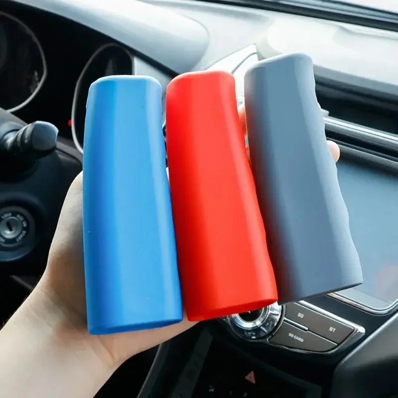 Hand Brake Set Universal Car Handbrake Sleeve Silicone Gel Cover Anti-Skid Auto Parking Brake Soft Silicone Handbrake Cover