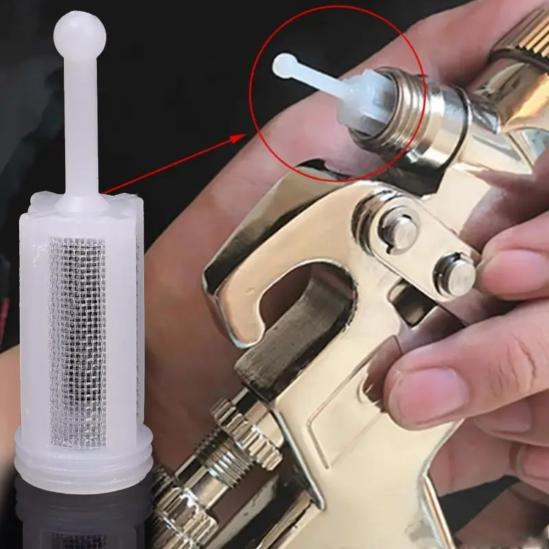 Car Spray-Gun Filters Fine Mesh Plastic Disposable Gravity Feed Paint Strainer Gadget Part Universal Filter