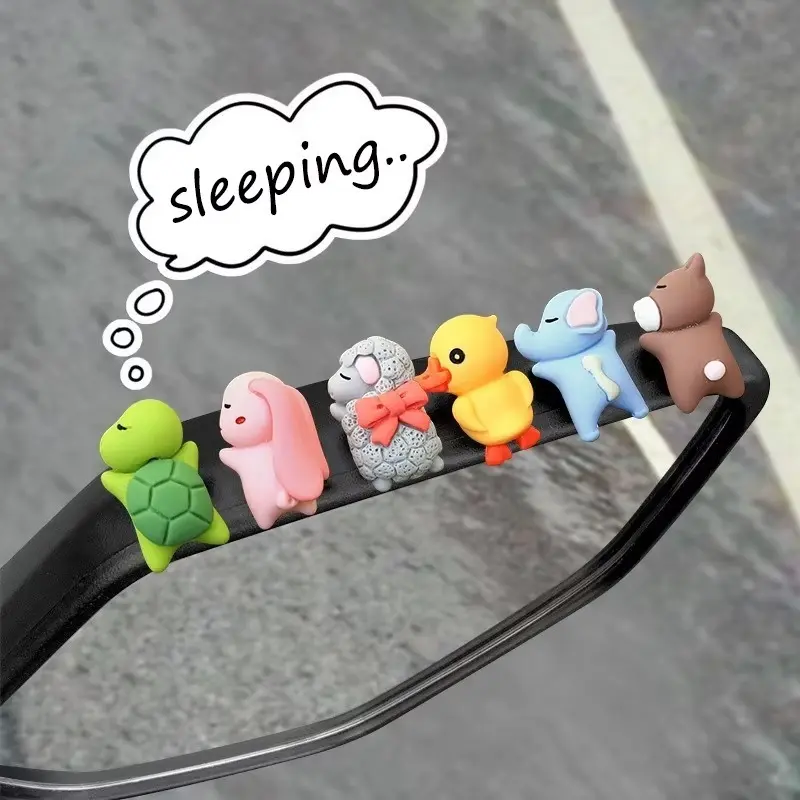 Cute Car Ornaments Car Center Console Display Screen Car Interior Decorations Little Turtle Cute Pendant Doll Girl Pendant Decor
