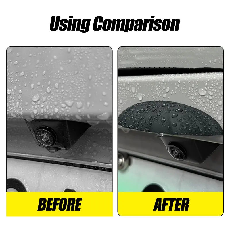 Universal Silicone Rear Camera Cover for Car Weatherproof (Rain/Sun/Snow) Guards for Rear View Camera Easy Install