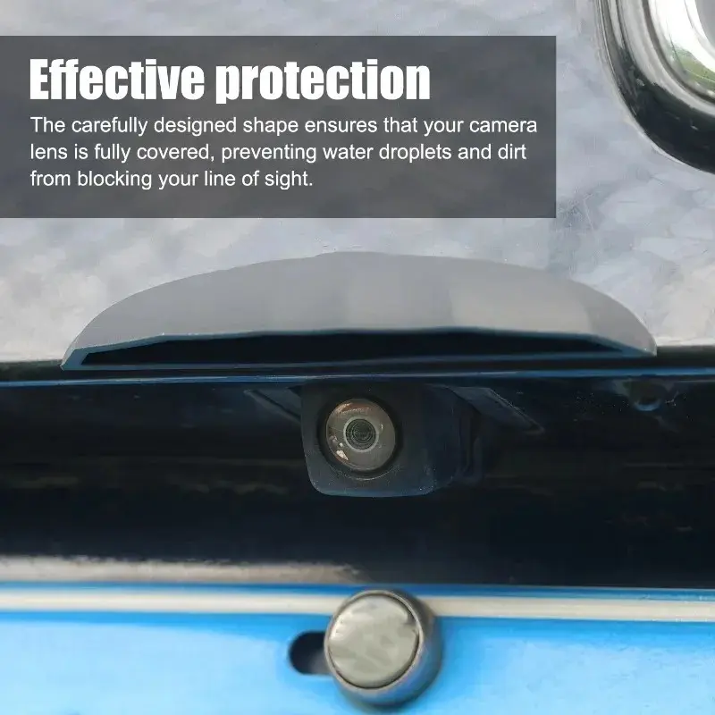 Universal Silicone Rear Camera Cover for Car Weatherproof (Rain/Sun/Snow) Guards for Rear View Camera Easy Install