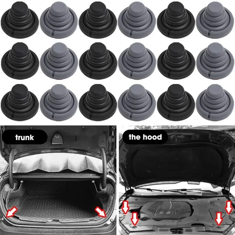 6/1PCS Car Door Shock Absorber Silicone Pads Universal Anti Shock Pad Car Door Protector Stickers Anti Collision Gasket Buffer