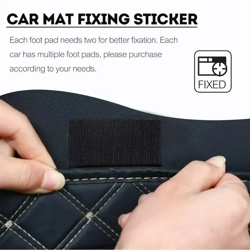Car Carpet Pads Auto Adhesive Tape Dashboard Pad Sewing Double-sided Fixed Stickers Fixation Patch Floor Mat DIY Carpet Fastener