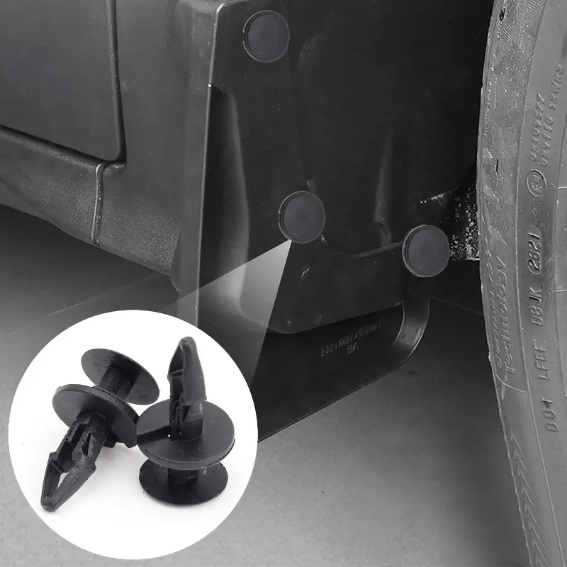 Car Mudguard Buckle Push Push Rivet Auto Clips Plastic Rivets for Ford Wheel Arch Linings Bumpers Clip Plastic Trim Clips