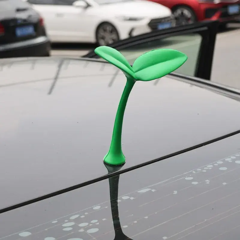 3D Stereo Stickers Auto Roof Bumper Hood Motorcycle Helmets Decoration Bean Sprouts Devil Horn Small Tentacles Car Exterior