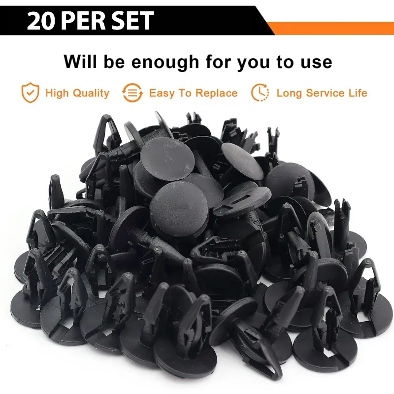 Car Mudguard Buckle Push Push Rivet Auto Clips Plastic Rivets for Ford Wheel Arch Linings Bumpers Clip Plastic Trim Clips