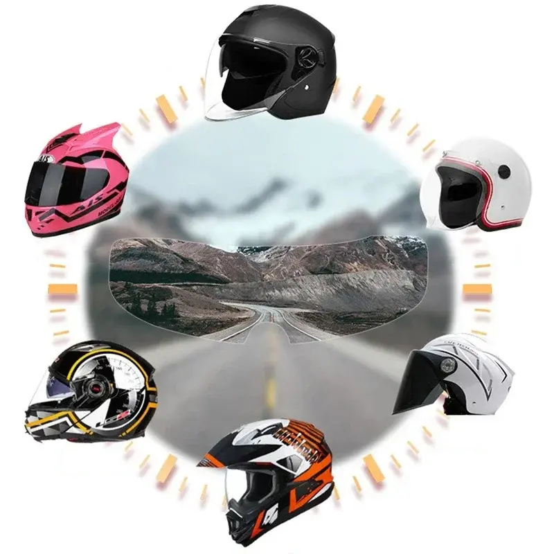 Motorcycle Helmet Clear Anti-Fog Rainproof Film Helmet Lens Nano Coating Sticker Moto Safety Driving Helmet Accessories