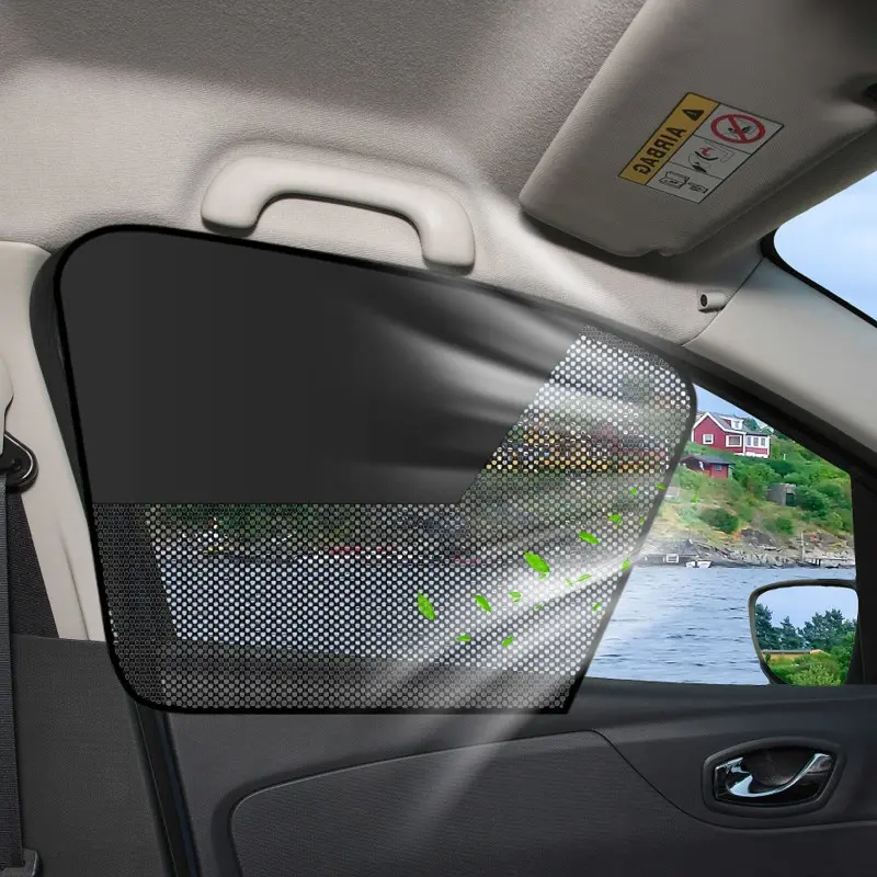 Magnetic Car Window Shades Universal Duplex Car Priavcy Curtains Summer Protective Window Shade for Car Camping Napping Sleeping