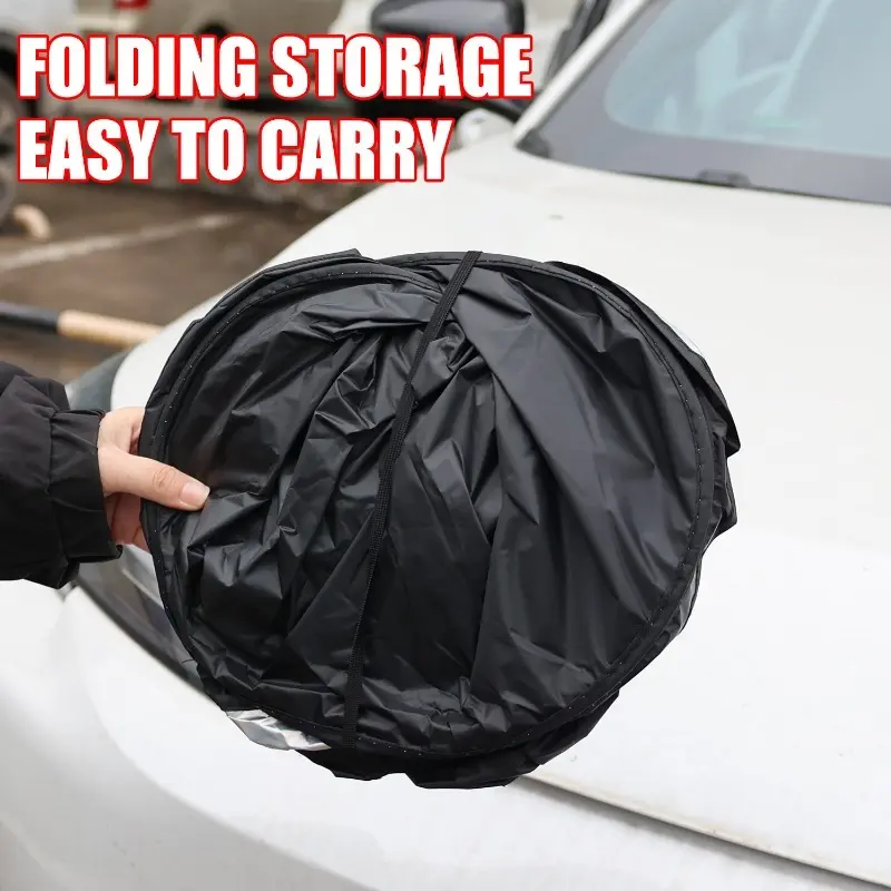 Car Front Window Sunshade Cover Laser Sun Shade Windshield Visor Windscreen Fold Auto UV Protection Curtain Styling Accessories
