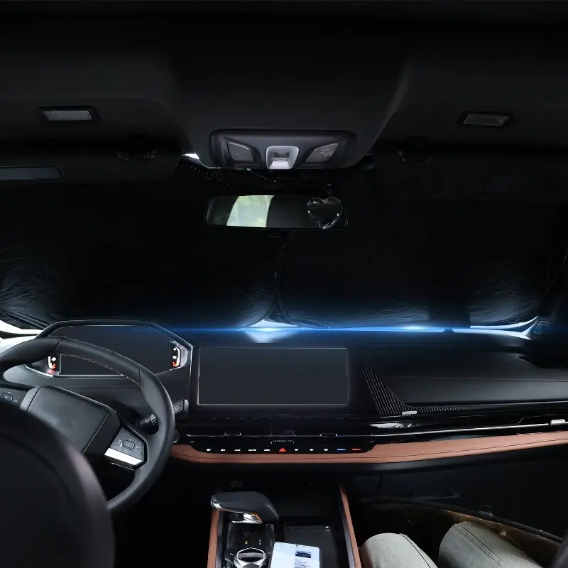Car Front Window Sunshade Cover Laser Sun Shade Windshield Visor Windscreen Fold Auto UV Protection Curtain Styling Accessories