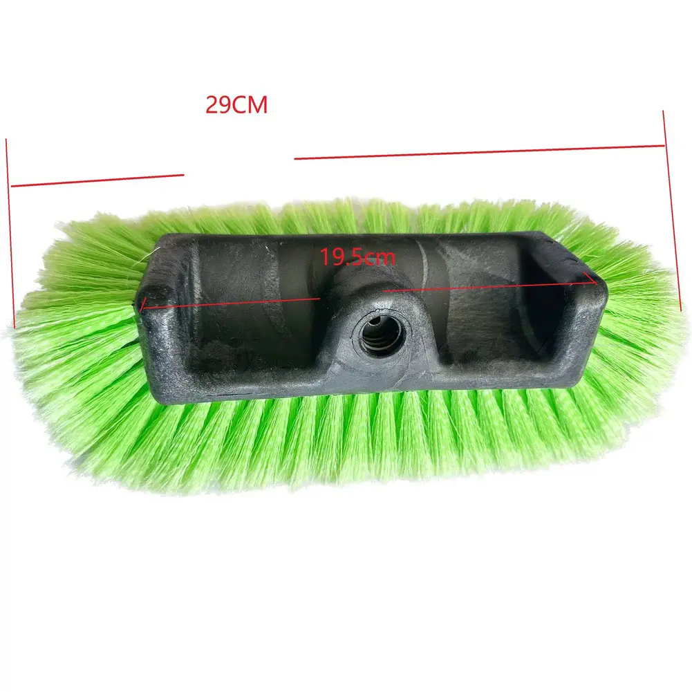 Car Wash Brush Head For Detailing Washing Vehicles Boats RVs ATVs Off-Road Autos Super Soft Bristles For Scratch Resista