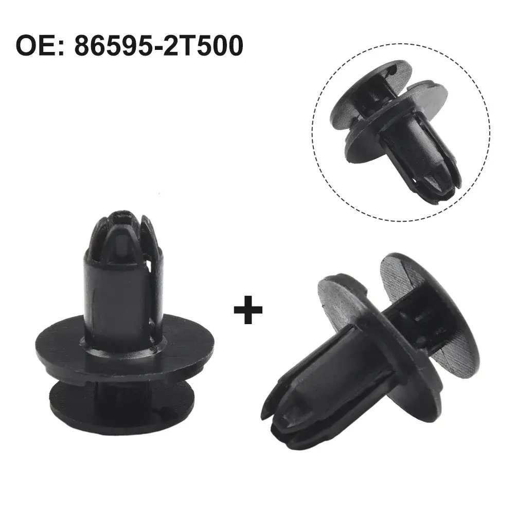 20/30/50Pcs Retain Clips For Hyundai 14mm Nylon 14206-08250-B 1420608250B 86595-2T500 Heads Diameters 8mm Auto Fasteners Rivets