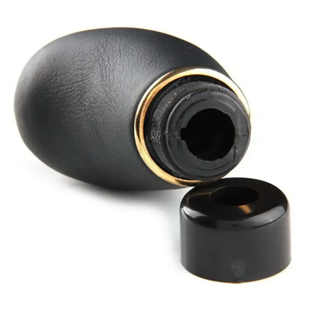 1pcs Car Shift Knobs Wooden PU Leather Cars Truck 5 Speed Lever Manual Gear Stick Knobs Shift Manual Transmission Accessories