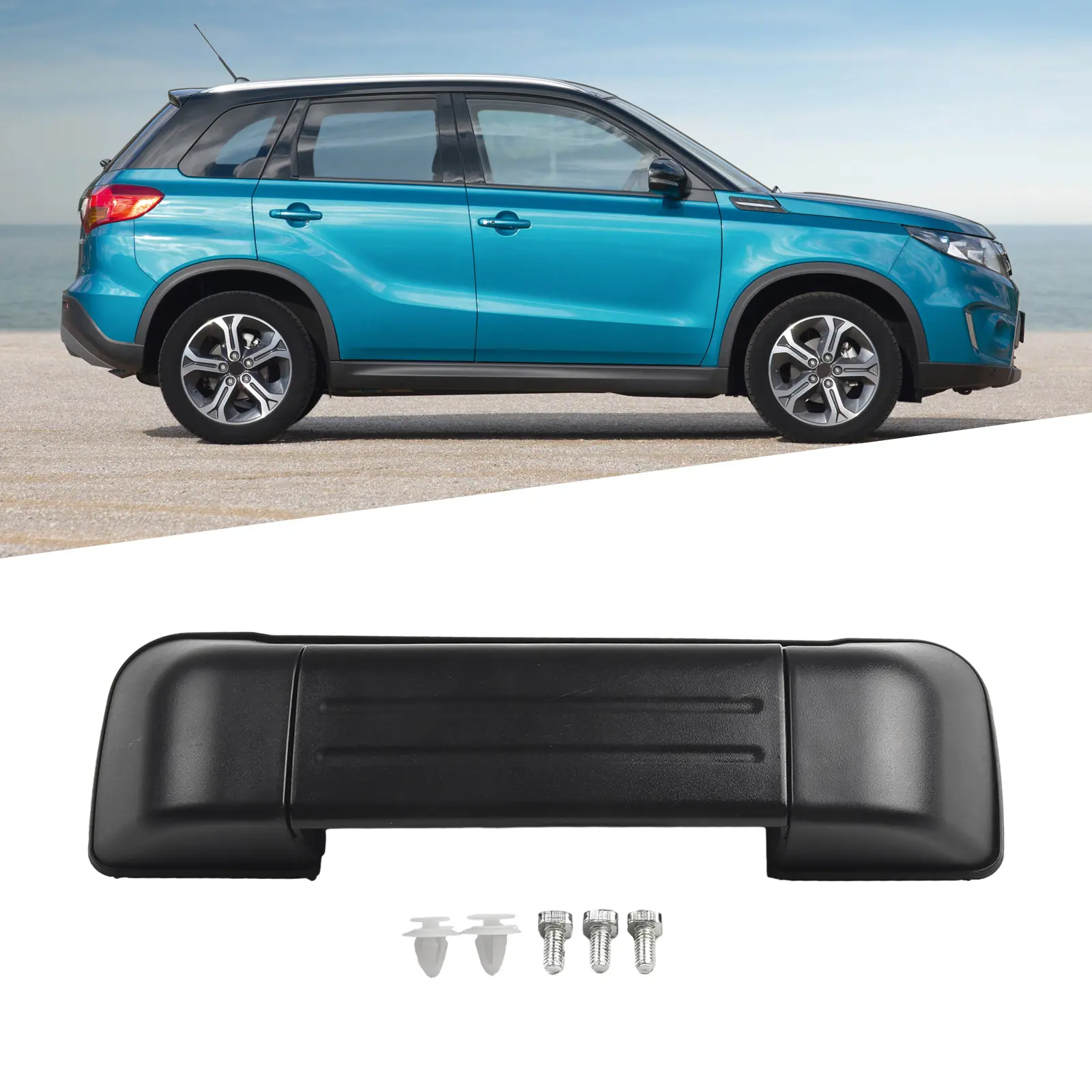 Rear Door Handle for Suzuki For Vitara & For Grand For Vitara (1998 2005) Practical Black Handle for Door Rear
