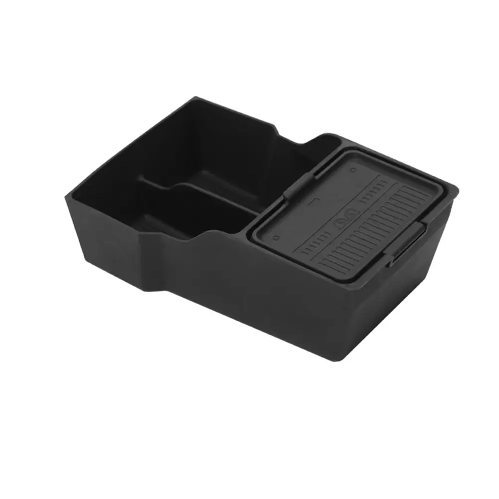 Dual-Layer Center Console Organizer Tray For TESLA For Model Y For Juniper 2025 Car Interior Storage Stowing Tidying