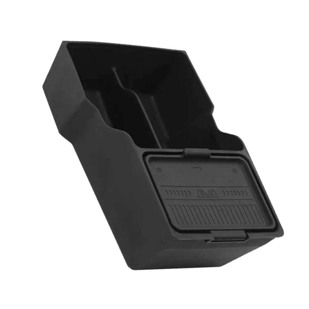 Dual-Layer Center Console Organizer Tray For TESLA For Model Y For Juniper 2025 Car Interior Storage Stowing Tidying
