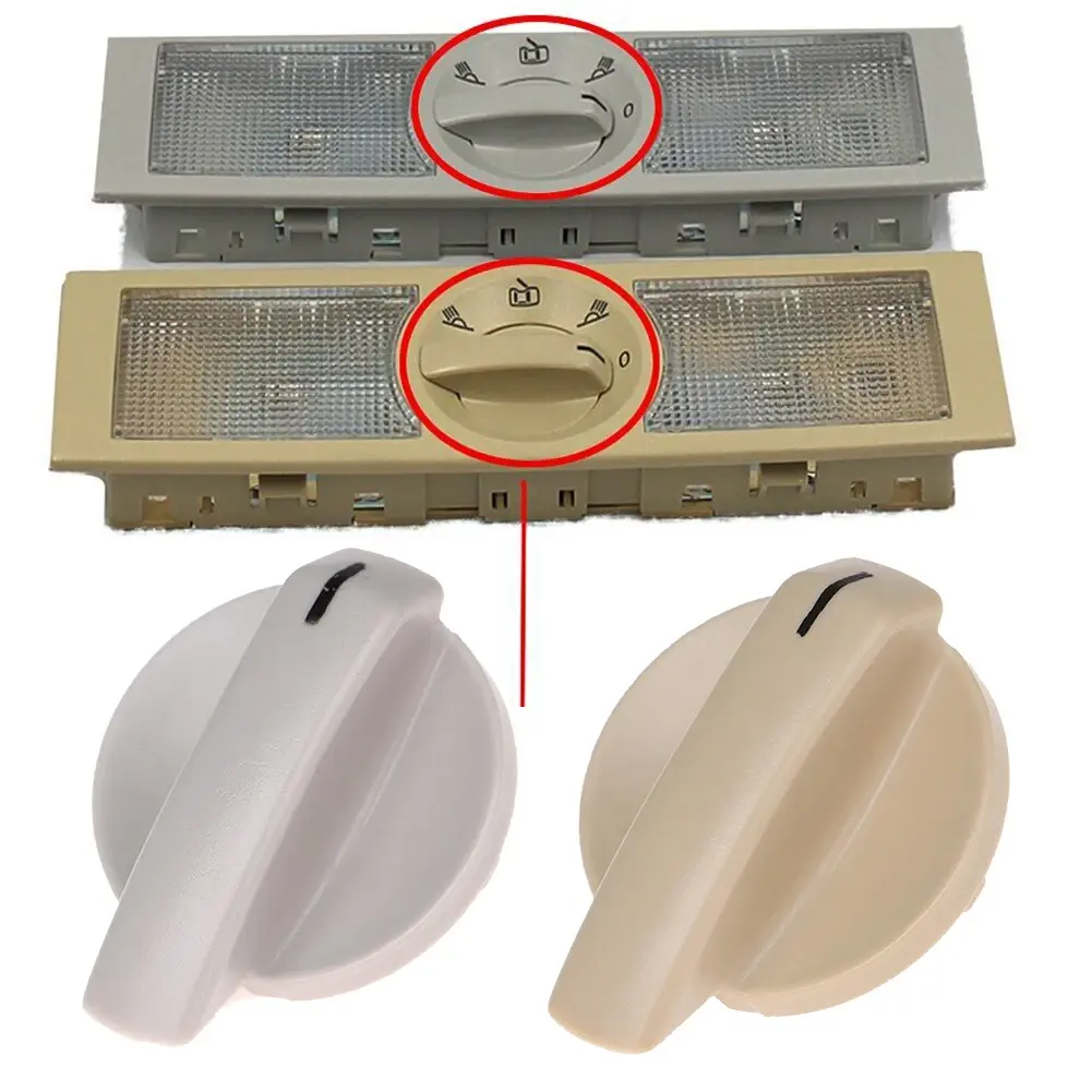 X1 Rear Roof Reading Light Knob Switch For Sedan 9N 6R 5 2002-2013 For A6 For T5 For Skoda Seat