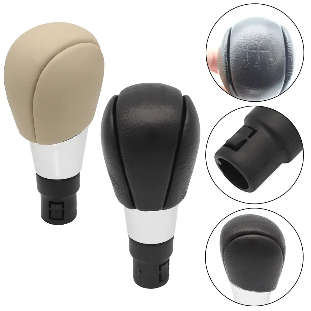 5 Speed Gear Shift Knob for Volvo Models Seamless Fit for S60 For S80 For XC70 XC60 with ABS and Leather Construction