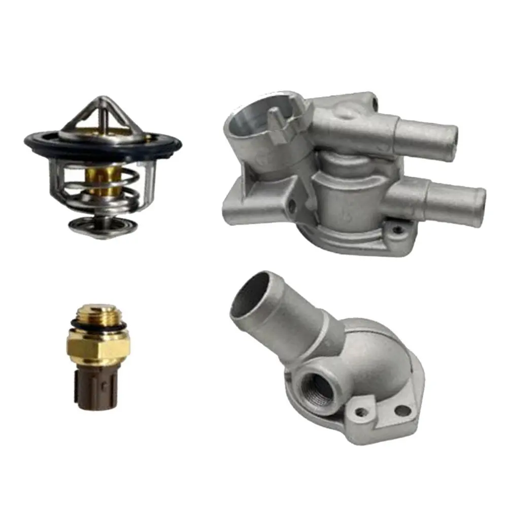 For Honda For Civic 1996-2000 Coolant Thermostat Housing Cover Water Outlet Thermostat & Sensor 19320-P2A-000 19311-P2A-000
