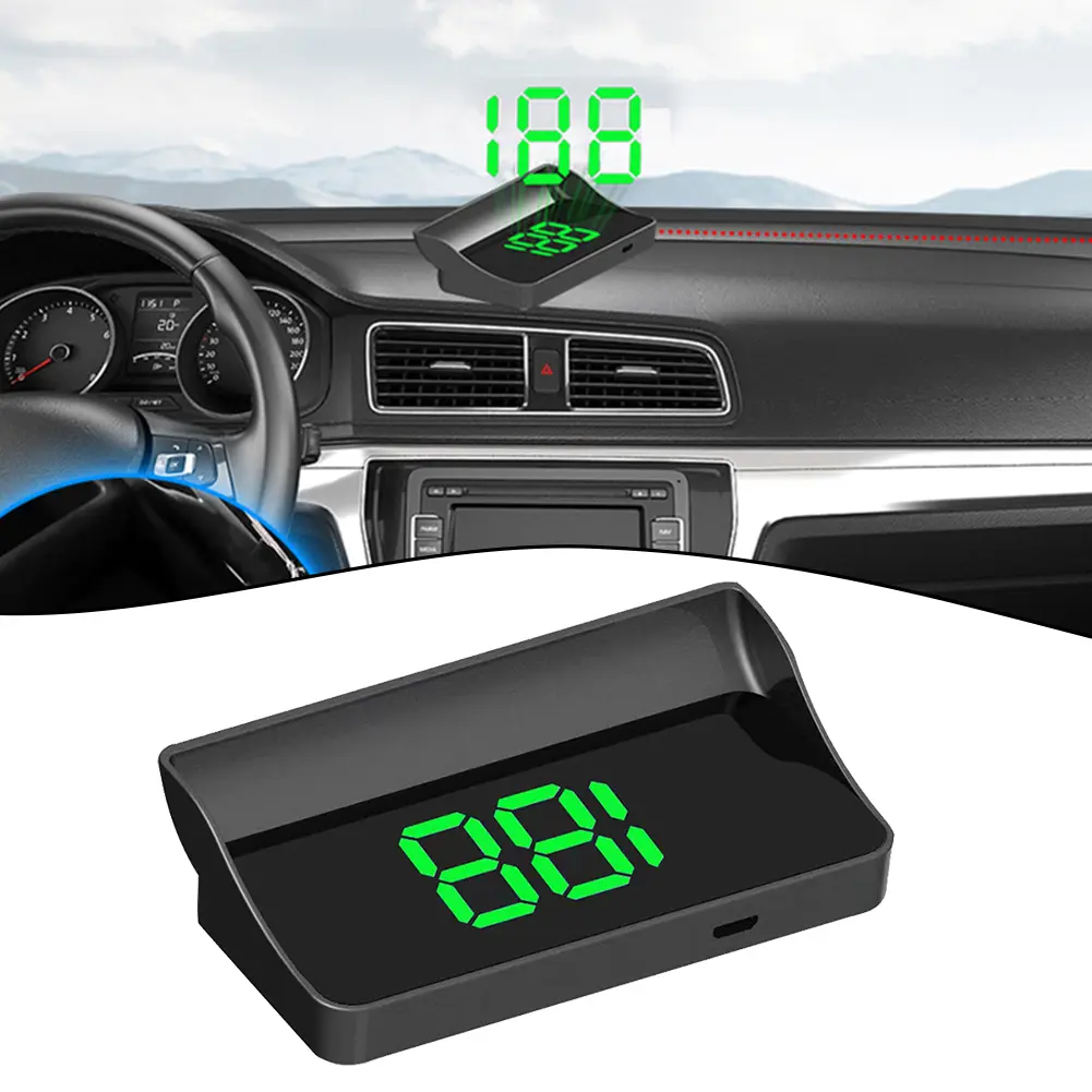 Car Speedometer HUD GPS Head Up Display Digital Speed Meter Windshield Projector For Cars Truck Auto Electronics Accessories