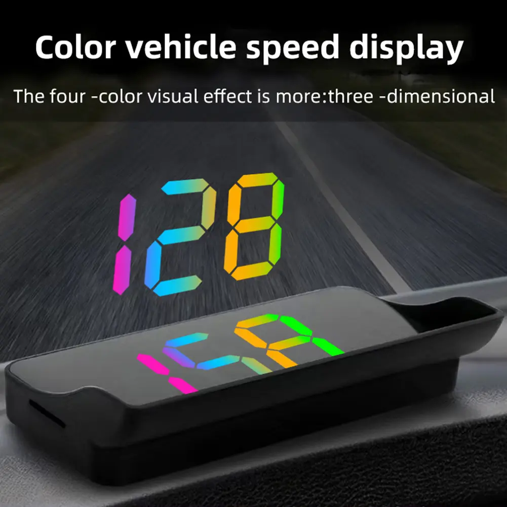 Car Speedometer HUD GPS Head Up Display Digital Speed Meter Windshield Projector For Cars Truck Auto Electronics Accessories