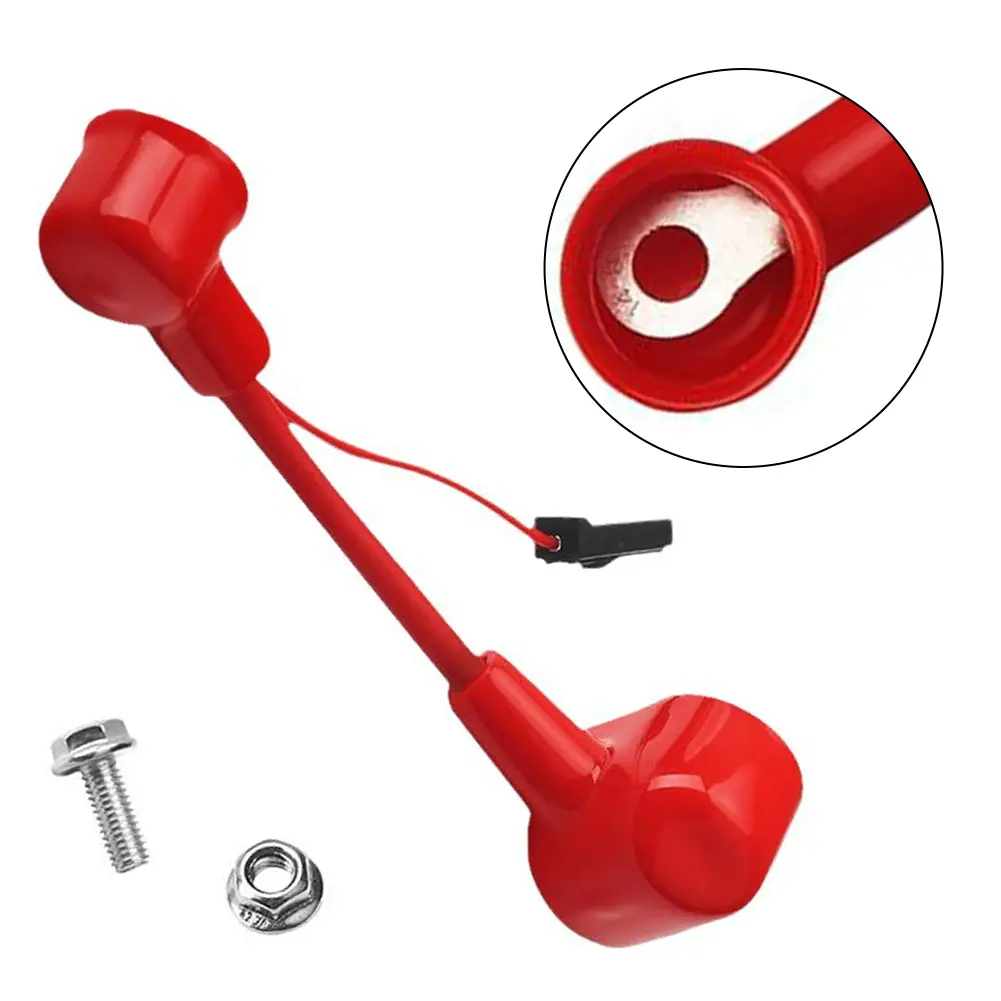 Copper Wire Battery Cable 6 AWG Lawn Mower Positive Terminal Inverter Connector Red Insulated High Current Wire