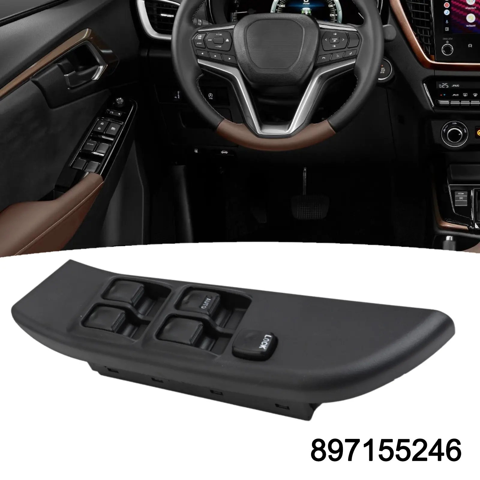 Front Right RHD Left LHD Master Power Window Switch For Isuzu TFR TFS 1999-2009 897155246 Replacement Car Interior Parts