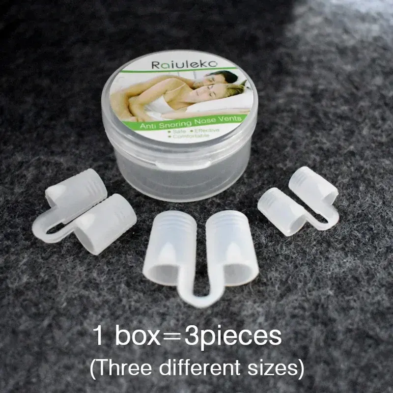 3/9/12PCS/Set Soft Anti-Snoring Nasal Dilator Silicone Easy Breath Nasal Clip Stop Snoring Aid Device Crooked Nose Correction