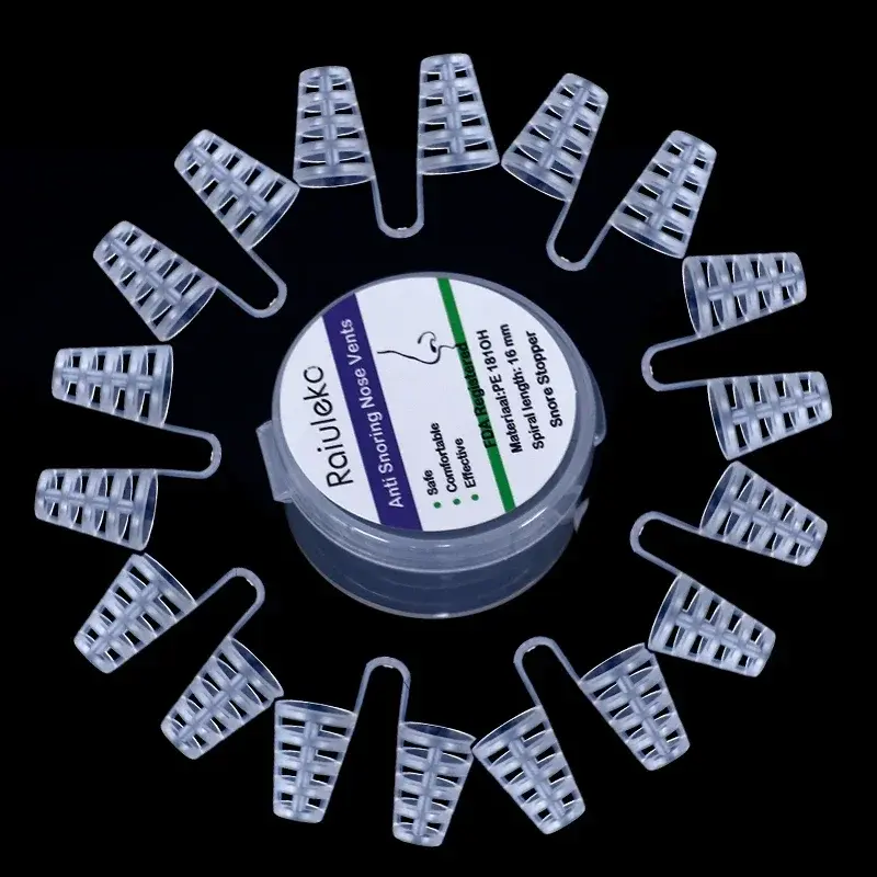 3/9/12PCS/Set Soft Anti-Snoring Nasal Dilator Silicone Easy Breath Nasal Clip Stop Snoring Aid Device Crooked Nose Correction