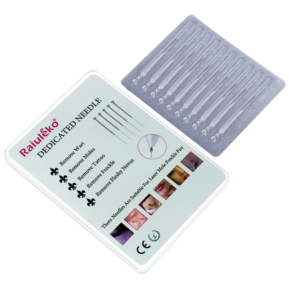 100&200Pcs Plasma Pen Needles For Spot Mole Freckle Body Tattoo Removal Point Pen Skin Beauty Care Dedicated Needle Replacement