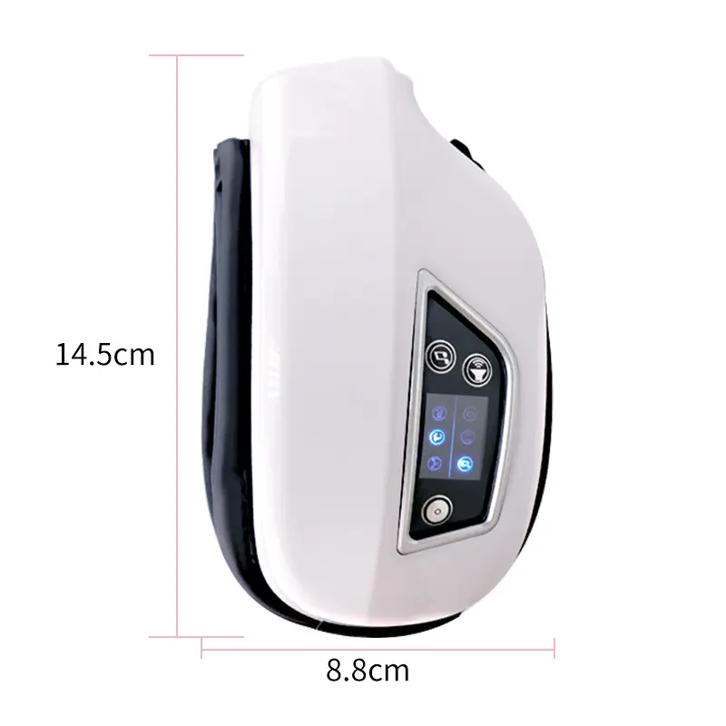 Eye Massager with Heat Vibration Eye Mask Bluetooth Music Airbag Eye Care Device for Eye Strain Relief Dry Eye Improve Sleep