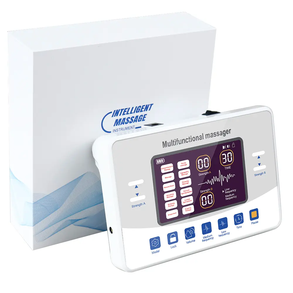 Electronic Medical Physiotherapy Machine Muscle Stimulator 12 Modes Tens Unit Therapy EMS Massage EMS Massager Pain Relief