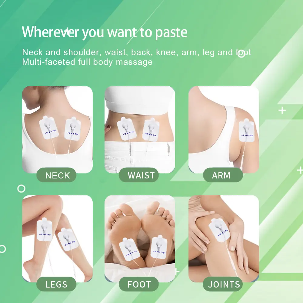 8 Modes EMS Acupuncture Electrical Therapy Electrical Meridian Physiotherapy Device TENS Muscle Stimulatorfor Muscle Relaxation