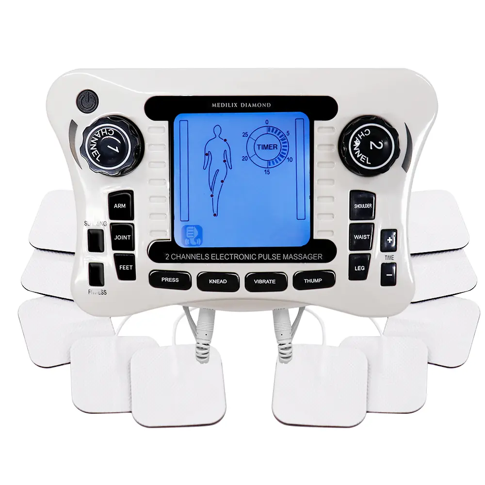 Electrostimulator Tens Unit RelaxMassager EMS Nerve Muscle Stimulator Acupuncture Low Frequency Physiotherapy Machine Fat Burner