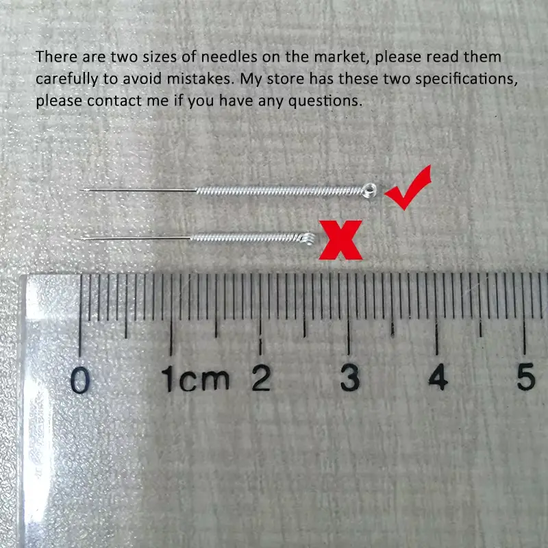 Plasma Pen Steel Acupuncture Needles Replace Tips for Fibroblast Plasma Pen Face Eyelid Lift Tattoo Spot Mole Removal Tool