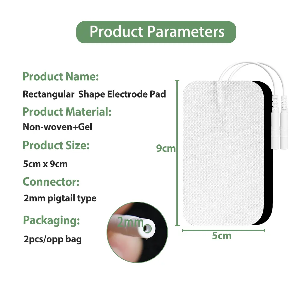10/20Pcs Electrode Pads EMS Compex Muscle Stimulator Physiotherapy Acupuncture Patche Conductive Gel Tens Machines Pulse Massage