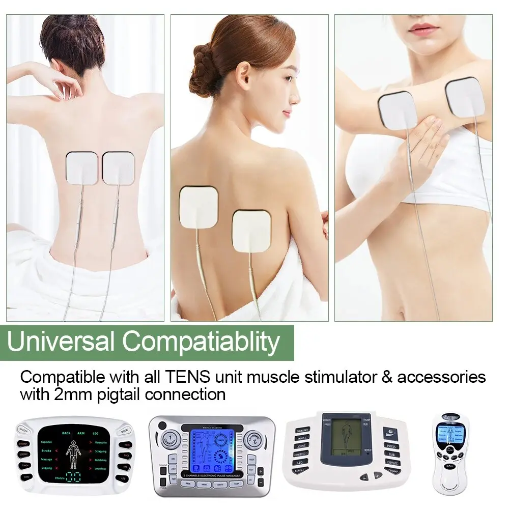 10/20Pcs Electrode Pads EMS Compex Muscle Stimulator Physiotherapy Acupuncture Patche Conductive Gel Tens Machines Pulse Massage
